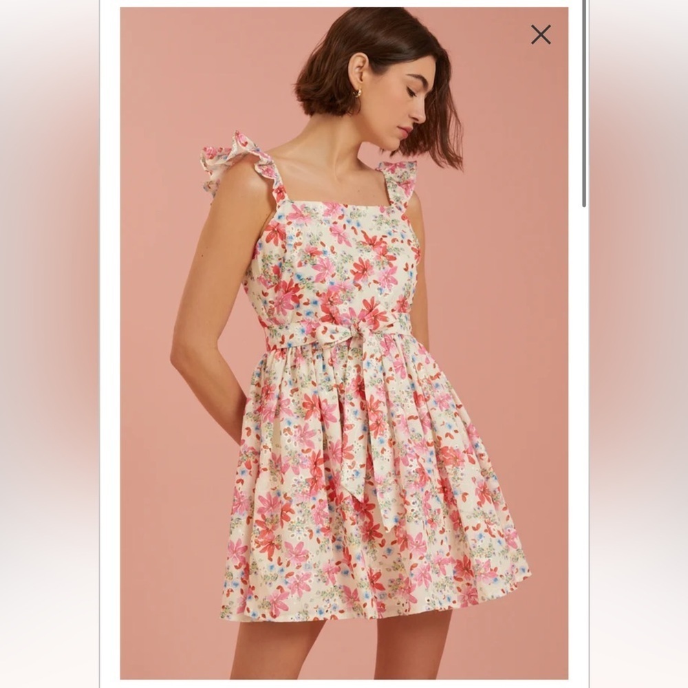 New with tags Altar’d state Jacqueline Eyelet Mini Dress